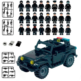 Toysvill SWAT SUV front view, rugged play vehicle for imaginative missions.