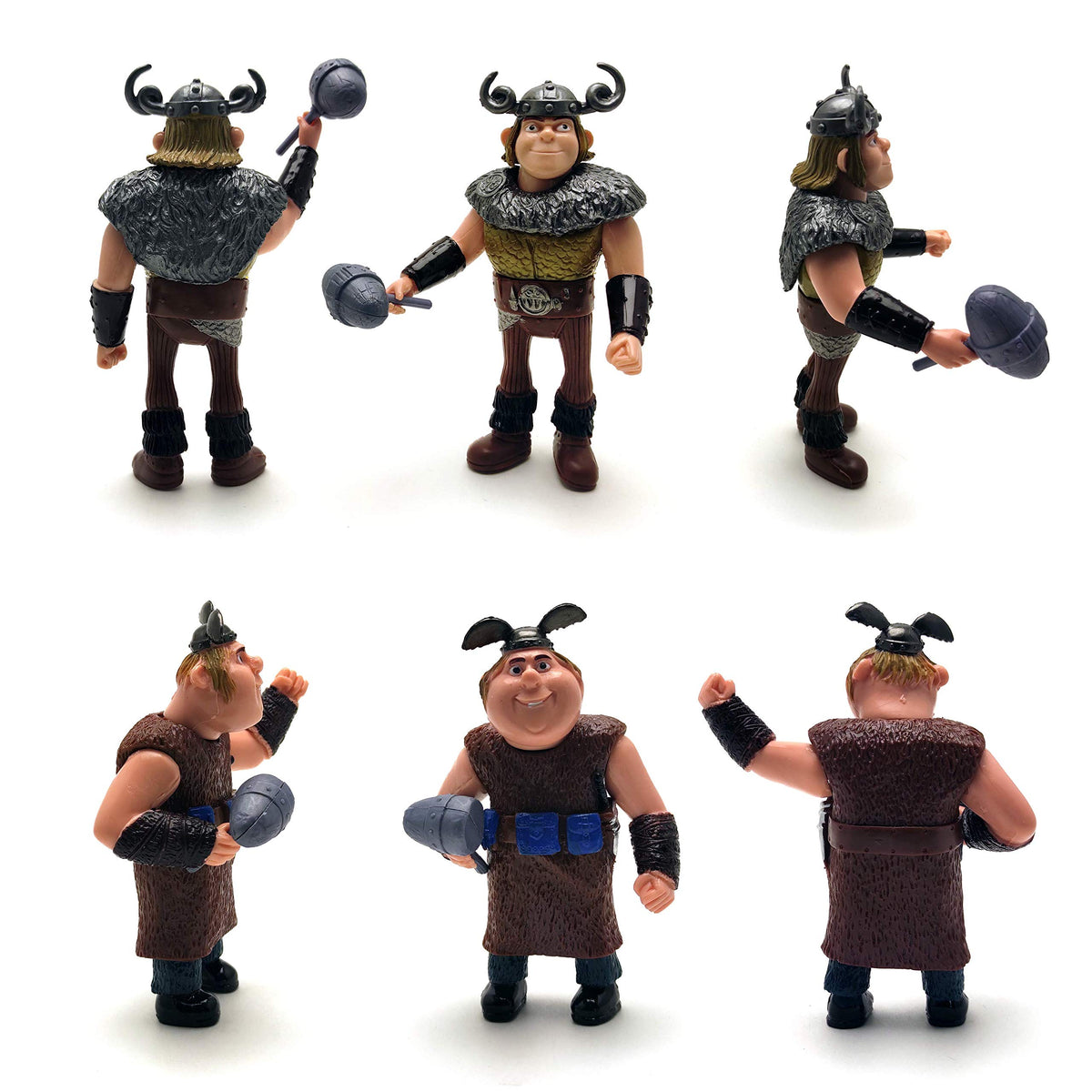Toysvill Stoick Viking figure for heroic poses and display shelf.