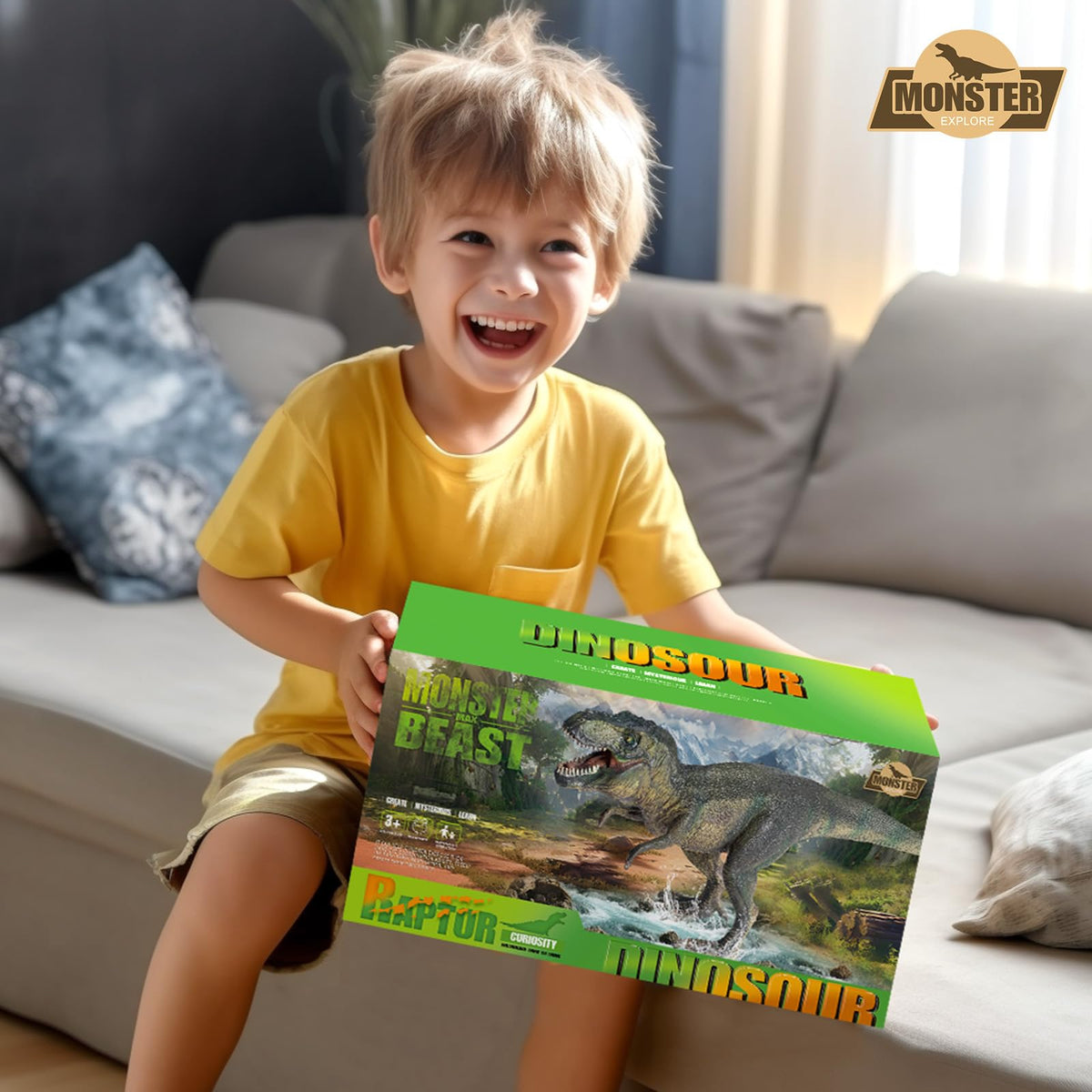 TOYSXYIN T-Rex imaginative-play promotes storytelling and collectability.