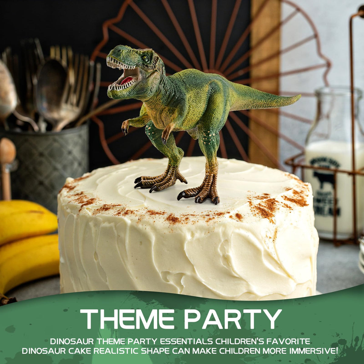 TOYSXYIN T-Rex Jurassic-era-play setup sparks prehistoric adventures.