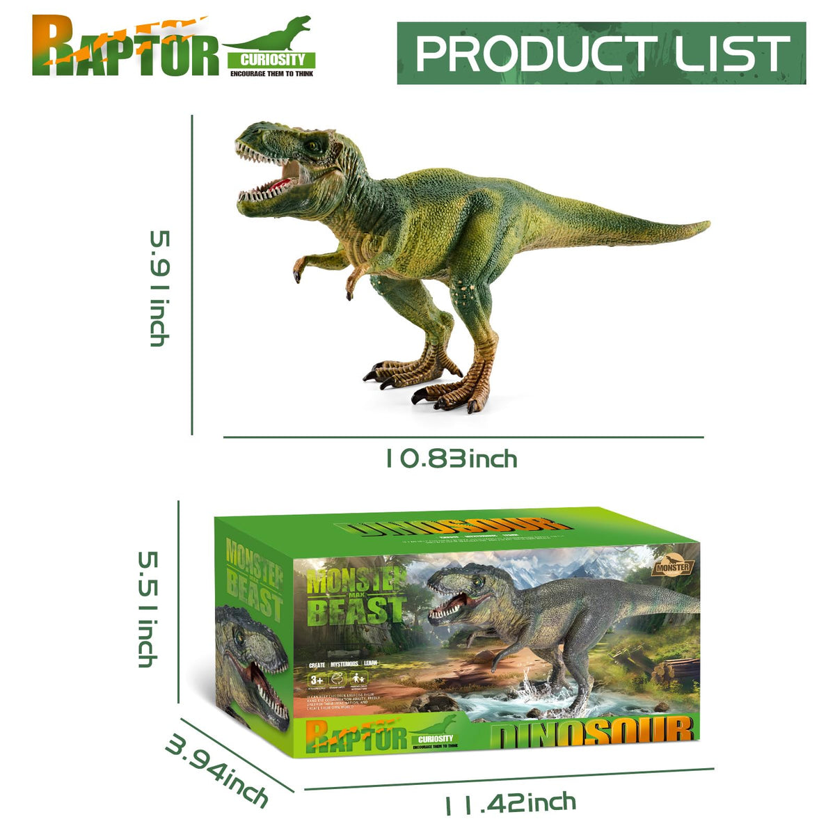 TOYSXYIN T-Rex open-ended-play toy fuels creative storytelling adventures.