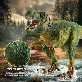 TOYSXYIN T-Rex textured-skin close-up showcases realistic dinosaur scales.