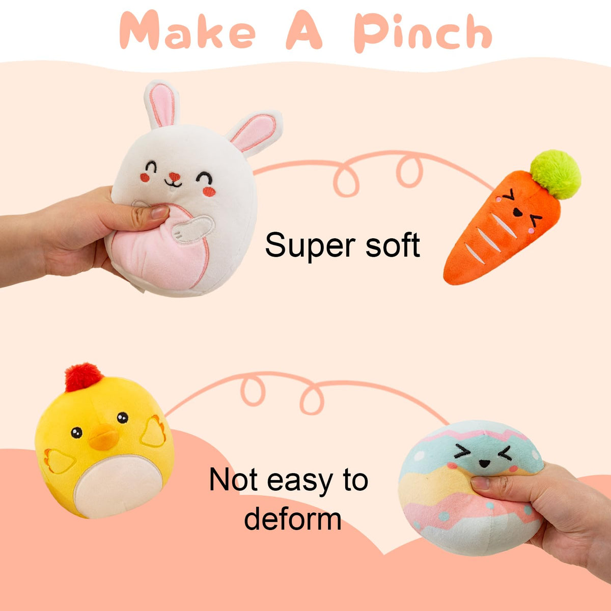 TOYSYM Easter basket eggs set, playful colors for gifting and decor