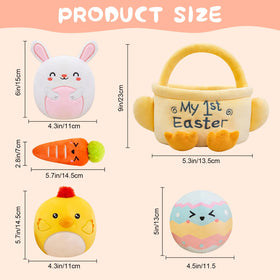 TOYSYM plush carrot from the Easter basket, vivid for imaginative scenes