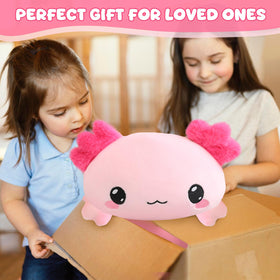TOYSYM hug-friendly axolotl for soothing hugs and mood lift