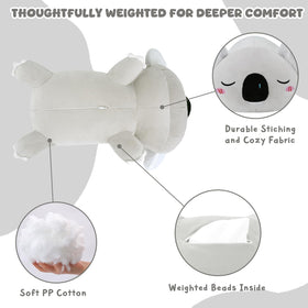 TOYSYM koala plush as a decorative pillow adds warmth to any room.