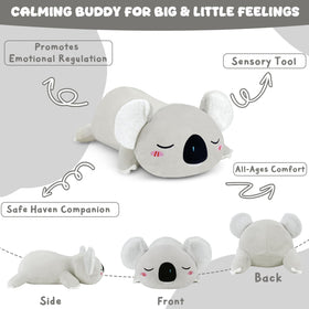 TOYSYM koala plush with durable stitching withstands daily hugs.