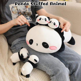 TOYSYM panda decor adds warmth to living rooms and bedrooms.