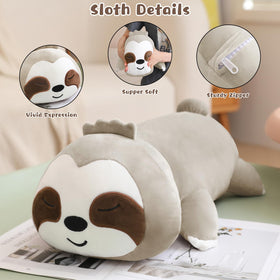 TOYSYM Sloth plush pillow gift-ready packaging for gifting