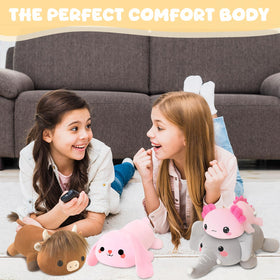 TOYSYM versatile axolotl plush for home, kids, and adults