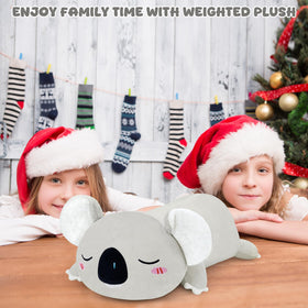 TOYSYM weighted koala makes a gift-ready companion for celebrations.