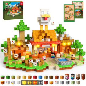 ToyUnited 200pcs magnetic blocks set for creative building and STEM play.