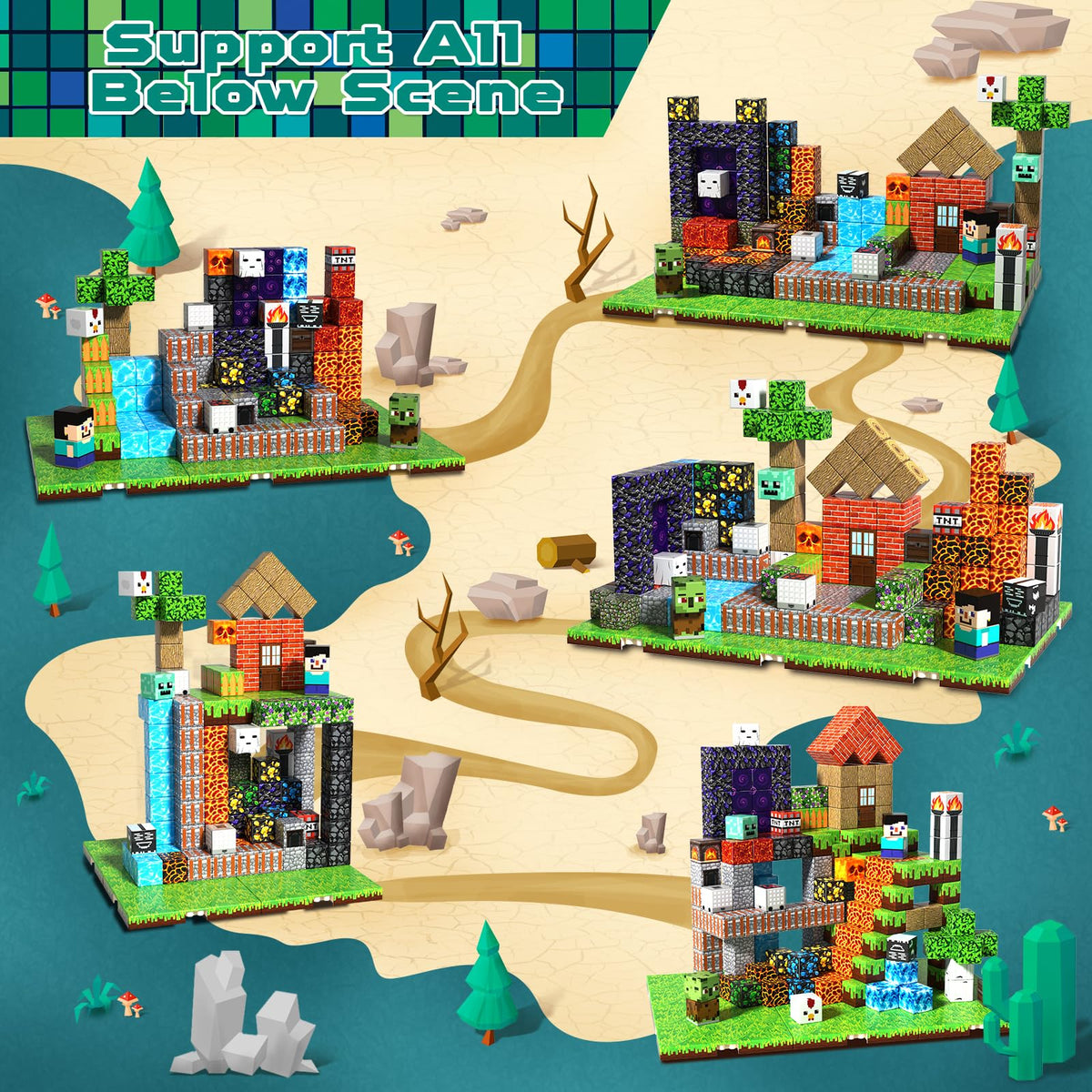 ToyUnited children building together supports cooperative play and fine motor development