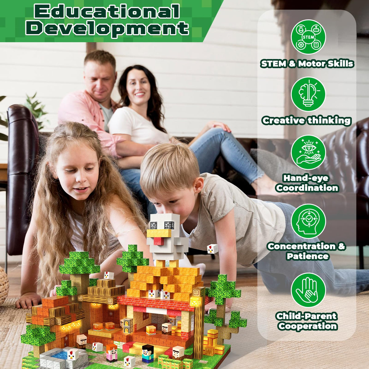 ToyUnited gift idea magnetic blocks ideal for birthdays and holidays.