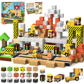 ToyUnited Magnetic Blocks 100pcs set: colorful cubes for STEM play.
