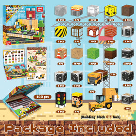 ToyUnited magnetic blocks—colorful cubes that boost fine motor skills during construction play.