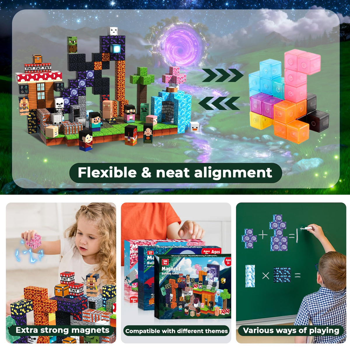 ToyUnited magnetic blocks promote STEM learning through hands-on play.