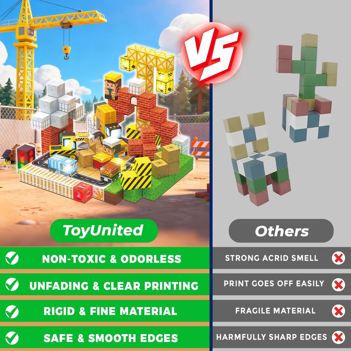 ToyUnited STEM blocks support logical thinking and coordination