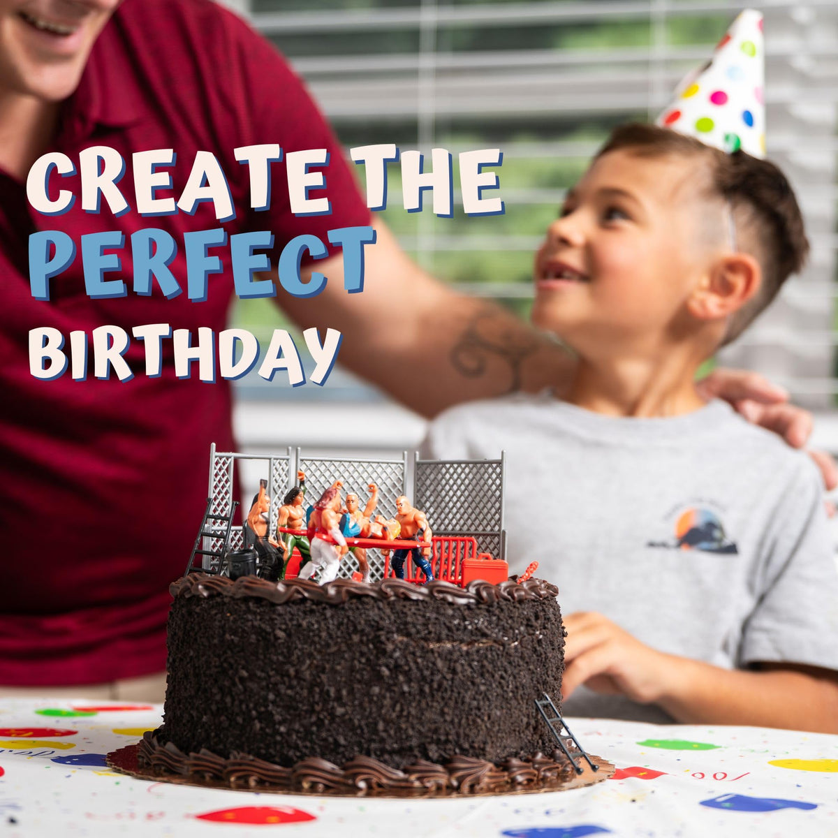 ToyVelt gift-ready wrestling playset inspires imaginative adventures.