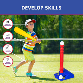 ToyVelt TBall outdoor play area ready for active practice and fresh air.