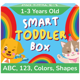TOYVENTIVE ABC-123 books set supports early literacy with colorful images