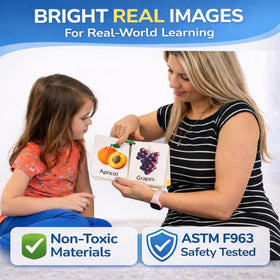 TOYVENTIVE first words and sight words cards boost vocabulary exploration