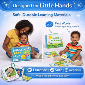TOYVENTIVE Smart Baby Box language builder cards image supporting word recognition