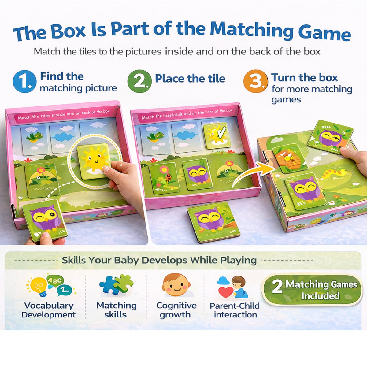 TOYVENTIVE Smart Baby Box sensory Montessori books image encouraging exploration
