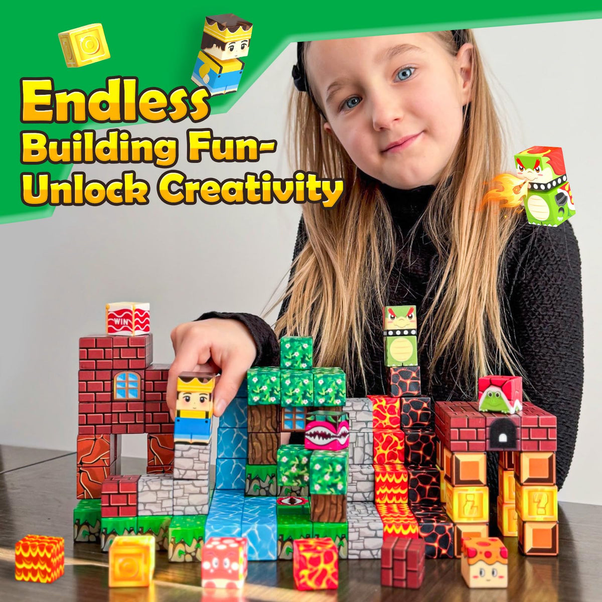 Toyvimo dragon figure adds dynamic action to magnetic play