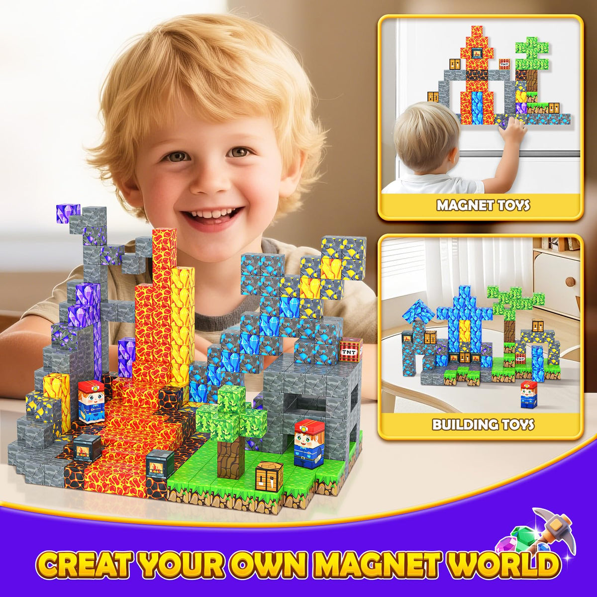 Toyvimo sealed-edge blocks ensure safe, durable play