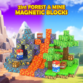 Toyvimo magnetic blocks offer a strong magnetic hold for stable builds