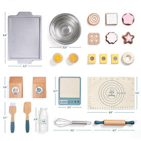 Toywoo scale and utensils spark imaginative play with measurement and kitchen role play.