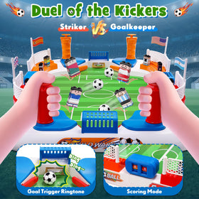 Toyze mini foosball table assembly demonstrating quick setup for hassle-free fun.