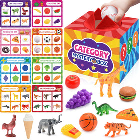 Toyze Montessori Sensory Toys 58-piece set with treasure box for engaging hands-on learning
