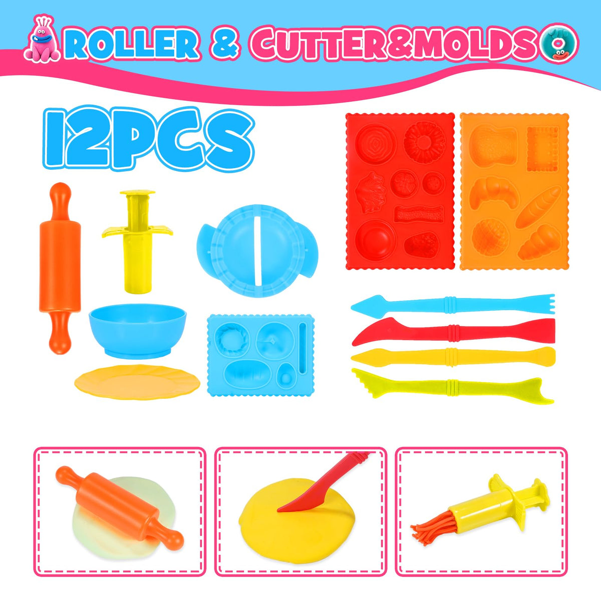 Toyze Playdough animal molds inspire storytelling and character creation.