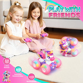 Toyze Unicorn RC car built with durable construction for rough play