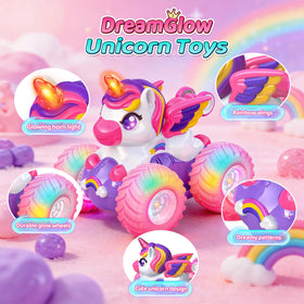 Toyze Unicorn RC car in pink unicorn design for young riders