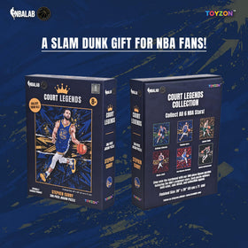 Toyzon family game night scene with Stephen Curry puzzle pieces in use.