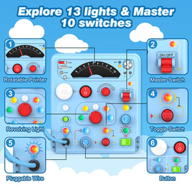 Tozuoup Busy Board rotating pointer enhances focus and coordination