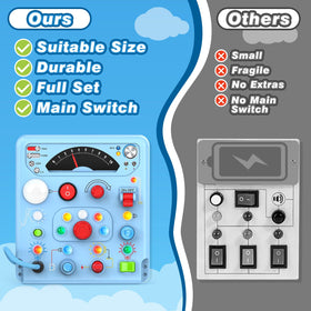 Tozuoup Busy Board travel-friendly size fits small hands