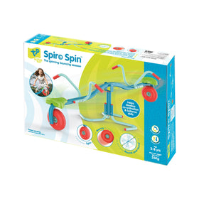 TP Toys Spiro Spin blue and green design sparks imagination during play.