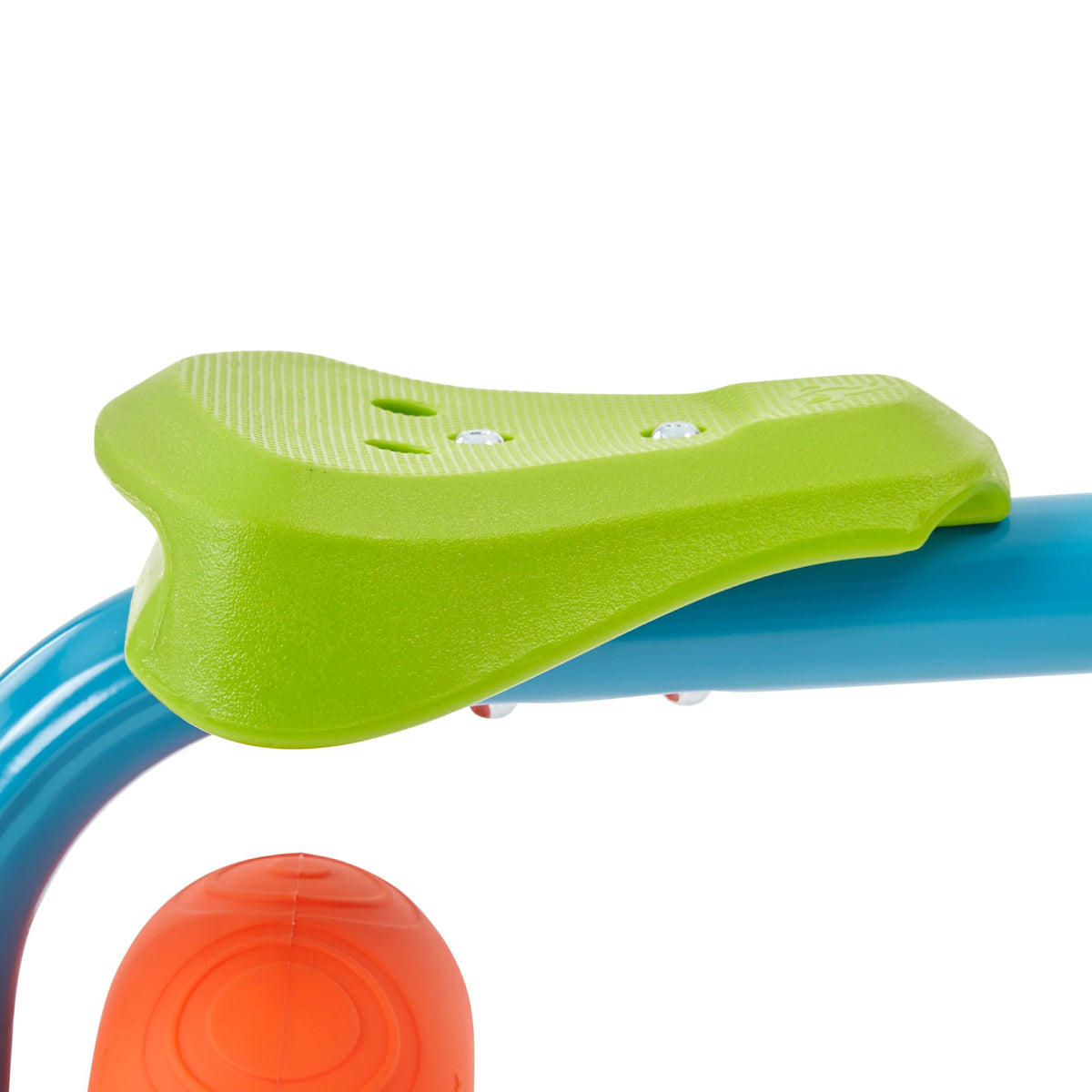 TP Toys Spiro Spin chunky wheels improve stability during outdoor use.