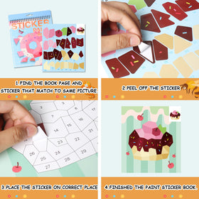TPQKA Mermaids sticker by number book inspires creative storytelling