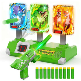 Tqeieu dinosaur target glow showing bright hits and engagement