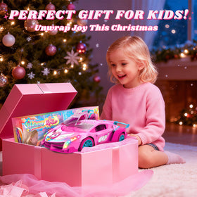 Tqeieu Unicorn RC Car gift-packaging adds magical gifting appeal.