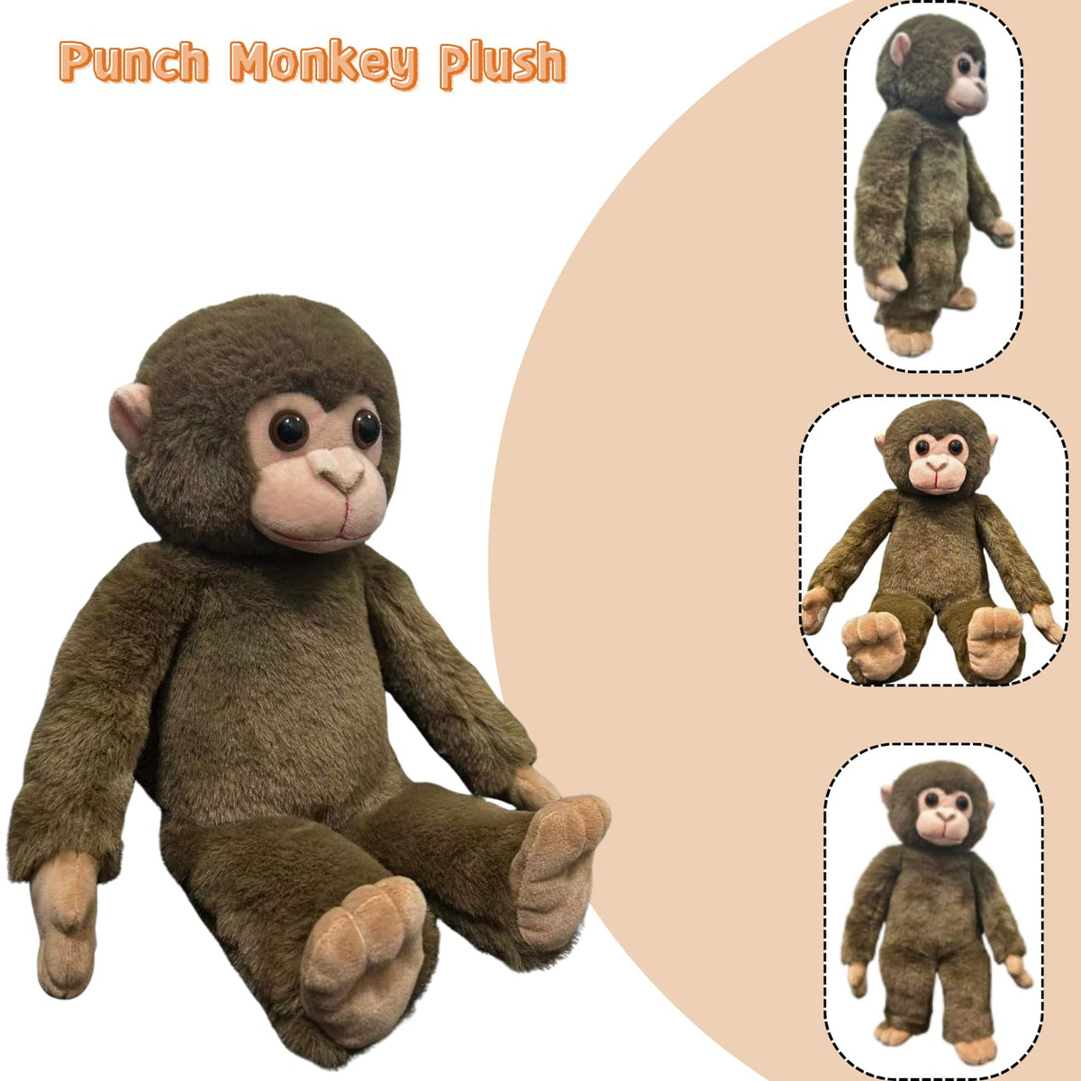 TQJOUJOU Punch Monkey plush as an ideal all ages gift.