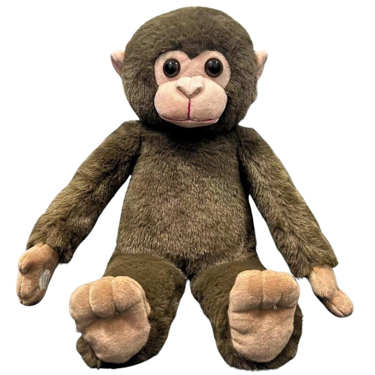 TQJOUJOU Punch Monkey plush in soft fabric, ideal for comforting hugs.