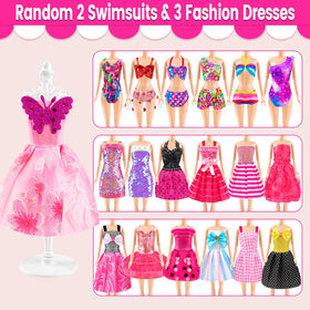 TQRAZ swimsuits and bikini for dolls support beach-style adventures