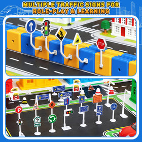 Tracpos 225-piece set offering more tracks and two trains for advanced builds.