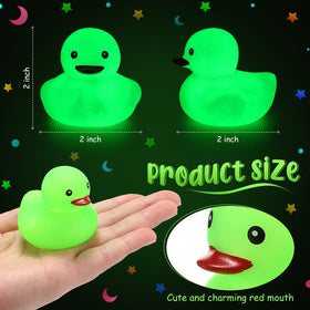 Tradder glow duck green 2-inch decorates poolside parties with soft illumination.